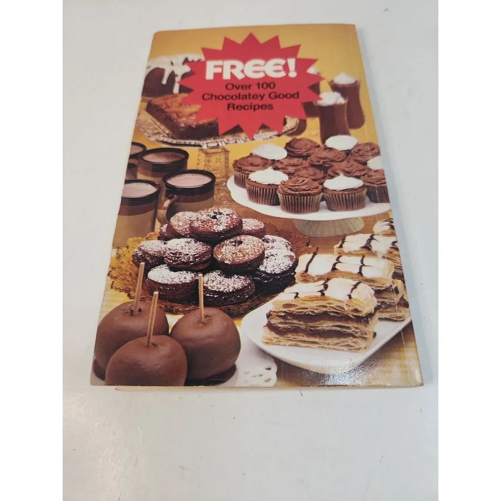 Vintage 1979 Hershey's Cocoa Cookbook Yellow Cover Retro Chocolate Recipes Good